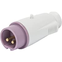 Gewiss GW60064 Enchufe móvil recto - IP44-2P 16 A 20-25 V 50-60 HZ Violeta - S.R. - Cableado con tornillo
